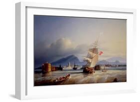 The Port of Leith-Paul Jean Clays-Framed Giclee Print