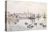 The Port of Lomalo, Brittany, 1922-Paul Signac-Stretched Canvas