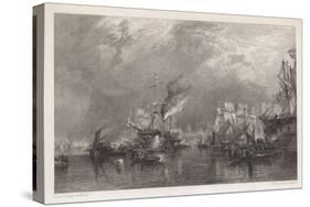 The Port of London-Samuel Bough-Stretched Canvas