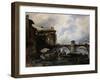The Port of Lyon, 1830-Louis Etienne Watelet-Framed Giclee Print