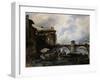 The Port of Lyon, 1830-Louis Etienne Watelet-Framed Giclee Print