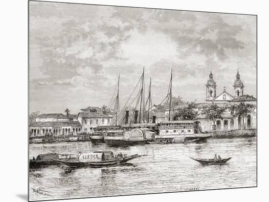 The Port of Manaus, Amazonas State, Northern Brazil-null-Mounted Giclee Print
