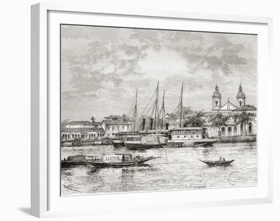 The Port of Manaus, Amazonas State, Northern Brazil-null-Framed Giclee Print