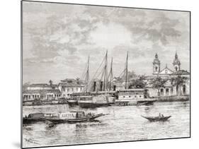 The Port of Manaus, Amazonas State, Northern Brazil-null-Mounted Giclee Print