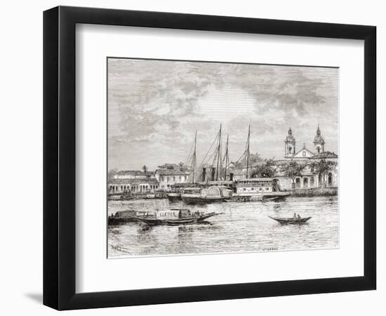 The Port of Manaus, Amazonas State, Northern Brazil-null-Framed Premium Giclee Print