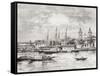 The Port of Manaus, Amazonas State, Northern Brazil-null-Framed Stretched Canvas