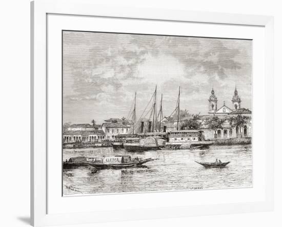 The Port of Manaus, Amazonas State, Northern Brazil-null-Framed Giclee Print