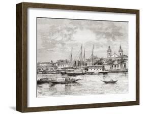 The Port of Manaus, Amazonas State, Northern Brazil-null-Framed Giclee Print