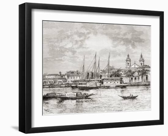 The Port of Manaus, Amazonas State, Northern Brazil-null-Framed Giclee Print