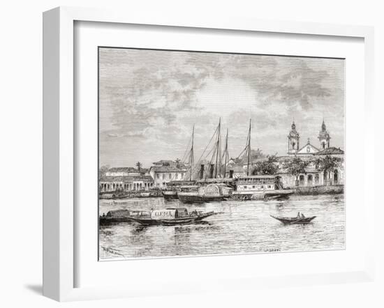 The Port of Manaus, Amazonas State, Northern Brazil-null-Framed Giclee Print