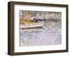 The Port of Nice, Winter 1881?-82 (Oil on Canvas)-Berthe Morisot-Framed Giclee Print