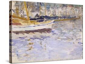 The Port of Nice, Winter 1881?-82 (Oil on Canvas)-Berthe Morisot-Stretched Canvas