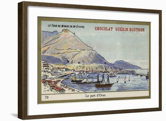 The Port of Oran-null-Framed Giclee Print