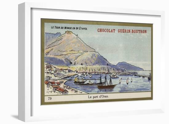 The Port of Oran-null-Framed Giclee Print