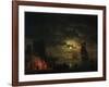 The Port of Palermo in the Moonlight, 1769-Claude Joseph Vernet-Framed Giclee Print