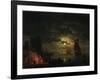 The Port of Palermo in the Moonlight, 1769-Claude Joseph Vernet-Framed Giclee Print