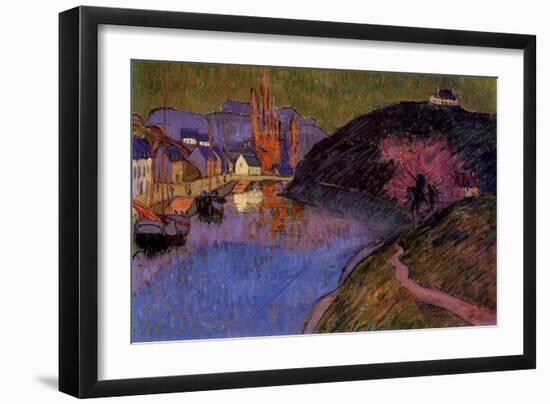 The Port of Pont-Aven, Brittany, 1891-Emile Jourdan-Framed Giclee Print