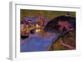 The Port of Pont-Aven, Brittany, 1891-Emile Jourdan-Framed Giclee Print