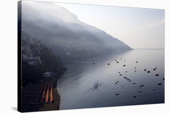 The Port of Positano-Oliviero Olivieri-Stretched Canvas