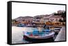 The Port of Pythagorio, Samos Island, North Aegean Islands, Greek Islands, Greece, Europe-Carlo Morucchio-Framed Stretched Canvas