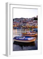 The Port of Pythagorio, Samos Island, North Aegean Islands, Greek Islands, Greece, Europe-Carlo Morucchio-Framed Photographic Print