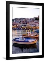 The Port of Pythagorio, Samos Island, North Aegean Islands, Greek Islands, Greece, Europe-Carlo Morucchio-Framed Photographic Print