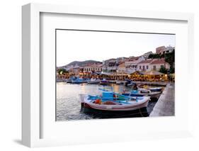 The Port of Pythagorio, Samos Island, North Aegean Islands, Greek Islands, Greece, Europe-Carlo Morucchio-Framed Photographic Print