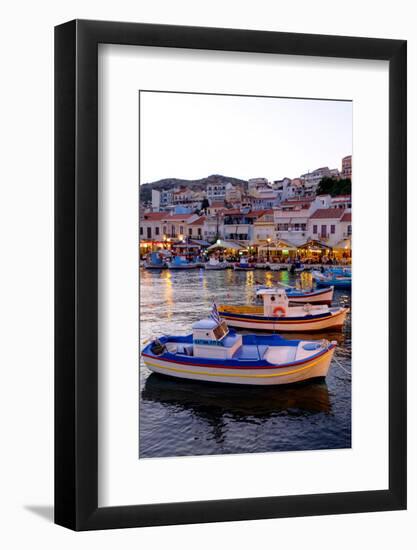 The Port of Pythagorio, Samos Island, North Aegean Islands, Greek Islands, Greece, Europe-Carlo Morucchio-Framed Photographic Print