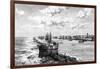 The Port of Recife, Brazil, 1895-null-Framed Giclee Print