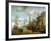 The Port of Rhodes-Abraham Storck-Framed Giclee Print