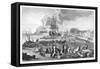 The Port of Rochefort-Claude Joseph Vernet-Framed Stretched Canvas