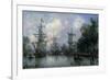 The Port of Rotterdam, 1869-Johan-Barthold Jongkind-Framed Giclee Print