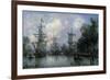 The Port of Rotterdam, 1869-Johan-Barthold Jongkind-Framed Giclee Print