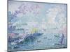 The Port of Rotterdam, 1907-Paul Signac-Mounted Giclee Print