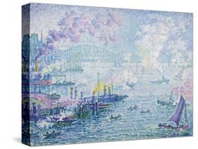 The Port of Rotterdam, 1907-Paul Signac-Stretched Canvas