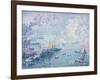 The Port of Rotterdam, 1907-Paul Signac-Framed Giclee Print