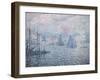 The Port of Rotterdam, or the Fumes, 1906 (Oil on Canvas)-Paul Signac-Framed Giclee Print