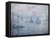 The Port of Rotterdam, or the Fumes, 1906 (Oil on Canvas)-Paul Signac-Framed Stretched Canvas