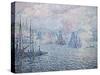 The Port of Rotterdam, or the Fumes, 1906 (Oil on Canvas)-Paul Signac-Stretched Canvas
