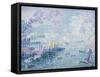 The Port of Rotterdam-Paul Signac-Framed Stretched Canvas