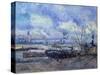The Port of Rouen-Albert-Charles Lebourg-Stretched Canvas