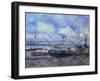 The Port of Rouen-Albert-Charles Lebourg-Framed Giclee Print