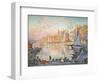 The Port of Saint-Tropez, 1901-1902-Paul Signac-Framed Premium Giclee Print