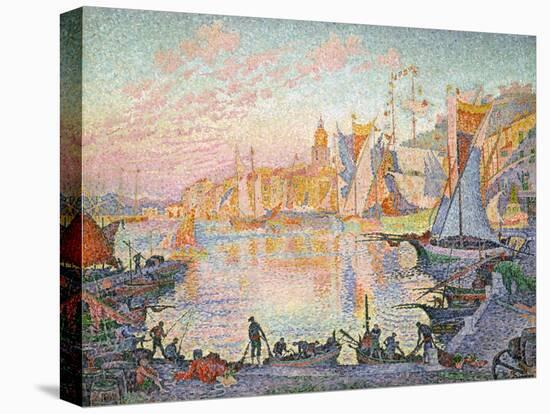 The Port of Saint-Tropez, 1901-1902-Paul Signac-Stretched Canvas