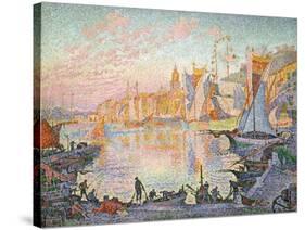 The Port of Saint-Tropez, 1901-1902-Paul Signac-Stretched Canvas