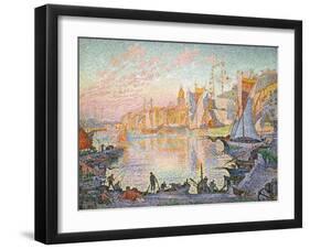 The Port of Saint-Tropez, 1901-1902-Paul Signac-Framed Giclee Print