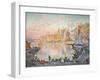 The Port of Saint-Tropez, 1901-1902-Paul Signac-Framed Giclee Print