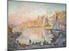 The Port of Saint-Tropez, 1901-1902-Paul Signac-Mounted Giclee Print
