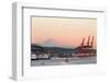 The Port of Seattle.-Jon Hicks-Framed Photographic Print