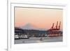 The Port of Seattle.-Jon Hicks-Framed Photographic Print